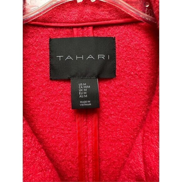 Tahari women’s wool blend hot pink blazer jacket size Medium. #26-1490 - Picture 2 of 6